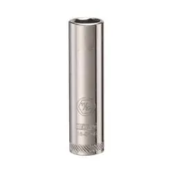 DeWALT DWMT86046OSP Drive Socket, 11/32 in Socket, 1/4 in Drive, 6 -Point, Vanadium Steel, Polished Chrome