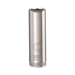 DeWALT DWMT86098OSP Drive Socket, 10 mm Socket, 1/4 in Drive, 6 -Point, Steel, Polished Chrome Vanadium