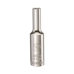 DeWALT DWMT89820OSP Drive Socket, 5/32 in Socket, 1/4 in Drive, 6 -Point, Vanadium Steel, Polished Chrome
