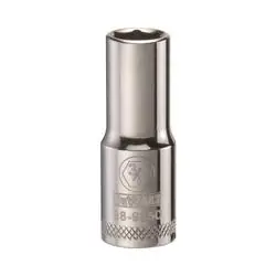 DeWALT DWMT88985OSP Drive Socket, 3/8 in Socket, 3/8 in Drive, 6 -Point, Vanadium Steel, Polished Chrome