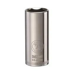 DeWALT DWMT88990OSP Drive Socket, 11/16 in Socket, 3/8 in Drive, 6 -Point, Vanadium Steel, Polished Chrome