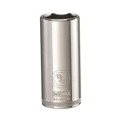 DeWALT DWMT88992OSP Drive Socket, 13/16 in Socket, 3/8 in Drive, 6 -Point, Vanadium Steel, Polished Chrome