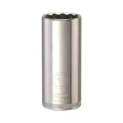 DeWALT DWMT74535OSP Drive Socket, 1 in Socket, 1/2 in Drive, 12 -Point, Vanadium Steel, Polished Chrome