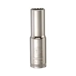 DeWALT DWMT74542OSP Drive Socket, 13 mm Socket, 1/2 in Drive, 12 -Point, Vanadium Steel, Polished Chrome