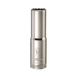 DeWALT DWMT74544OSP Drive Socket, 14 mm Socket, 1/2 in Drive, 12 -Point, Vanadium Steel, Polished Chrome