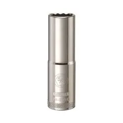 DeWALT DWMT74555OSP Drive Socket, 5/8 in Socket, 1/2 in Drive, 12 -Point, Vanadium Steel, Polished Chrome