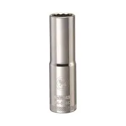 DeWALT DWMT74558OSP Drive Socket, 9/16 in Socket, 1/2 in Drive, 12 -Point, Vanadium Steel, Polished Chrome