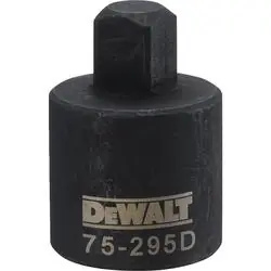 DeWALT DWMT75295OSP Reducing Impact Adapter, 3/4 in Drive, Female Drive, 1/2 in Output Drive, Male Output Drive
