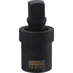 DeWALT DWMT75374OSP Impact Universal Joint, 3/4 in Drive, Female, Male Drive, 3-1/2 in L, Chrome