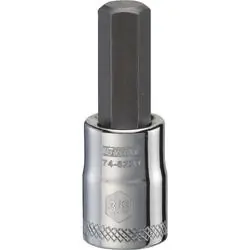 DeWALT DWMT74623OSP Fractional Hex Bit Socket, 3/8 in Tip, 3/8 in Drive, Polished Chrome Vanadium, 1-31/32 in OAL