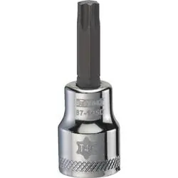 DeWALT DWMT87145OSP Torx Bit Socket, T40 Tip, 3/8 in Drive, Polished Chrome Vanadium