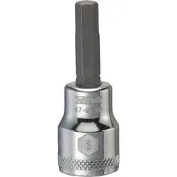 DeWALT DWMT87973OSP Fractional Hex Bit Socket, 6 mm Tip, 3/8 in Drive, Polished Chrome Vanadium, 1-31/32 in OAL