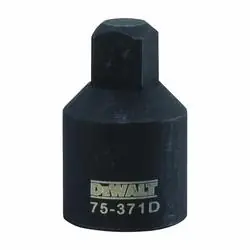 DeWALT DWMT75371OSP Reducing Impact Adapter, 1/2 in Drive, Female Drive, 3/8 in Output Drive, Male Output Drive