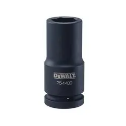 DeWALT DWMT75140OSP Impact Socket, 22 mm Socket, 3/4 in Drive, 6 -Point, CR-440 Steel, Black Oxide