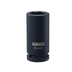 DeWALT DWMT75142OSP Impact Socket, 25 mm Socket, 3/4 in Drive, 6 -Point, CR-440 Steel, Black Oxide