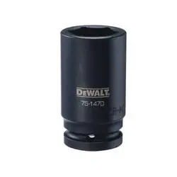 DeWALT DWMT75147OSP Impact Socket, 32 mm Socket, 3/4 in Drive, 6 -Point, CR-440 Steel, Black Oxide