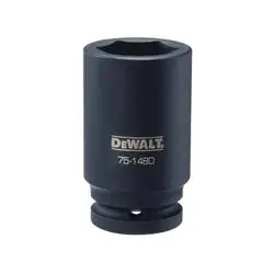 DeWALT DWMT75148OSP Impact Socket, 33 mm Socket, 3/4 in Drive, 6 -Point, CR-440 Steel, Black Oxide