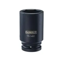 DeWALT DWMT75149OSP Impact Socket, 35 mm Socket, 3/4 in Drive, 6 -Point, CR-440 Steel, Black Oxide