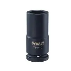 DeWALT DWMT75141OSP Impact Socket, 24 mm Socket, 3/4 in Drive, 6 -Point, CR-440 Steel, Black Oxide