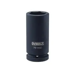 DeWALT DWMT75144OSP Impact Socket, 27 mm Socket, 3/4 in Drive, 6 -Point, CR-440 Steel, Black Oxide