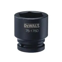 DeWALT DWMT75175OSP Impact Socket, 36 mm Socket, 3/4 in Drive, 6 -Point, CR-440 Steel, Black Oxide