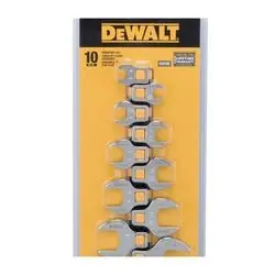 DeWALT DWMT75425OSP Crowsfoot Set, Polished Chrome Vanadium