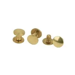 WEAVER LEATHER 30-1099 Chicago Screw, Solid, Brass, For T-15 Star Tool, Handy-Pack