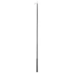 WEAVER LEATHER 65-5130-BK Show Stick with Handle, Rubber Handle, Comfort-Grip Handle, Black