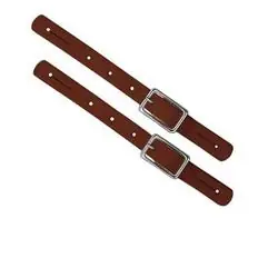 WEAVER LEATHER 30-0995-ST Children‘s Spur Strap, Leather, Dark Chocolate