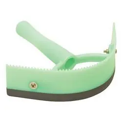 WEAVER LEATHER 65-2056-C1 Sweat Scraper/Coarse Curry Comb, Gray/Mint