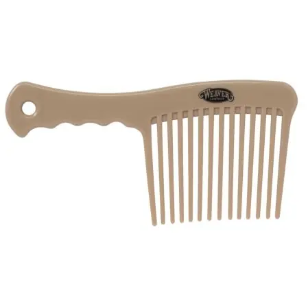 WEAVER LEATHER 65-2066-TN Comb, Plastic, Tan