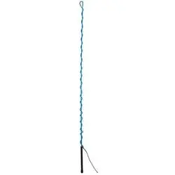 WEAVER LEATHER 65-5107-BL Lunge Whip, 67 in L Slapper, Hurricane Blue