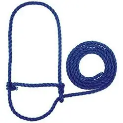 WEAVER LEATHER 35-7900-BL Cattle Rope Halter, Blue