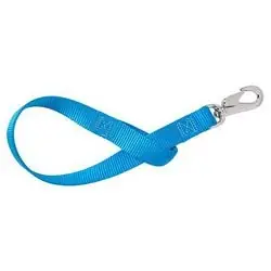 WEAVER LEATHER 35-7065-HB Bucket Strap, Nylon, Hurricane Blue, Nickel