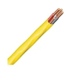 Southwire 12/3NM-WGX50 Sheathed Cable, 12 AWG Wire, 3-Conductor, Copper Conductor, PVC Insulation, Nylon Sheath