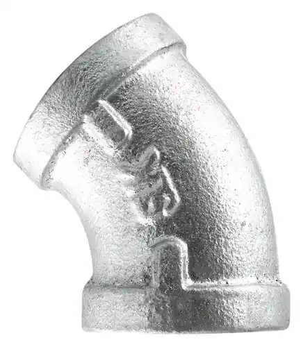 STZ 311 E45-18 Elbow, 1/8 in, 1/8 in, 45 deg, Iron