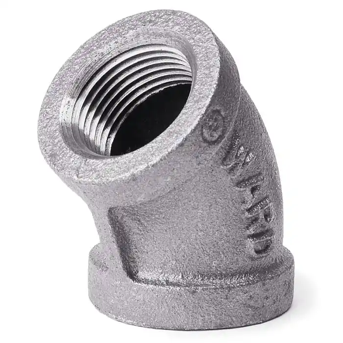 STZ 311 E45-34 Elbow, 3/4 in, 3/4 in, 45 deg, Iron