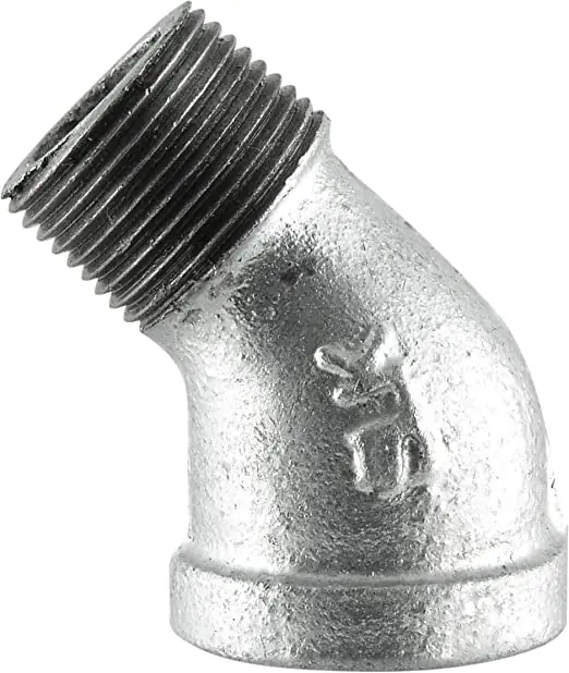 STZ 311 SE45-1 Street Elbow, 1 in, 1 in, 45 deg, Iron