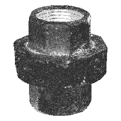 STZ 311 U-38 Pipe Union, 3/8 in, Iron, 150, 300 psi Pressure