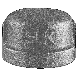 STZ 310 CA-38 Pipe Cap, 3/8 in, FIP, Iron, 300 psi Pressure