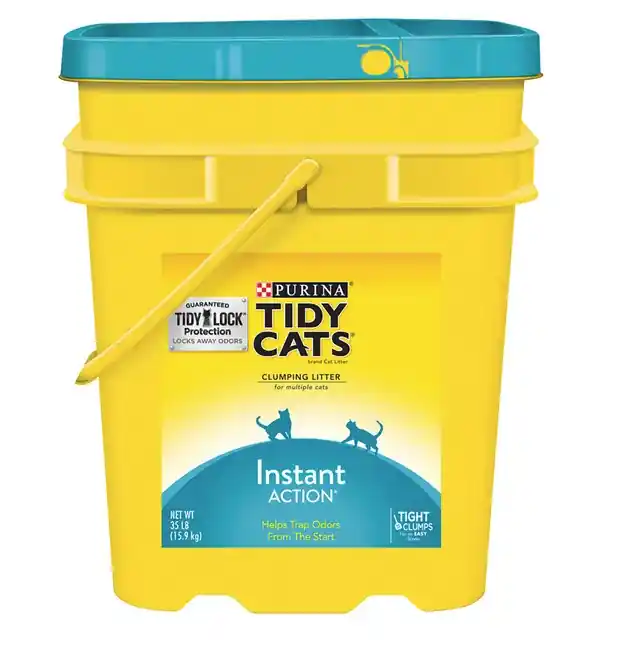 Tidy Cats 35 lb Clump Instant Act Litter Pail