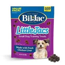 Bil-Jac Little-Jacs 510 Dog Treat, Small Breed, 10 oz Package, Pouch