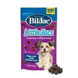 Bil-Jac Little-Jacs 500 Dog Treat, Small Breed, 4 oz Package, Pouch