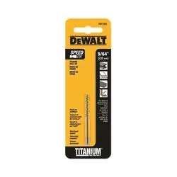 DeWALT DW1305 Drill Bit, 5/64 in Dia, 2 in OAL, Jobber Bit, Parabolic Flute, 5/64 in Dia Shank, Straight Shank