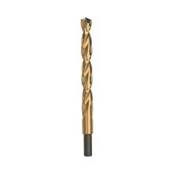 DeWALT DW1316 Drill Bit, 1/4 in Dia, 4 in OAL, Jobber Bit, Parabolic Flute, 1/4 in Dia Shank, Straight Shank