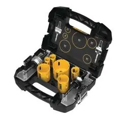 DeWALT D180001 Plumbers Hole Saw Kit, 9 -Piece, Bi-Metal