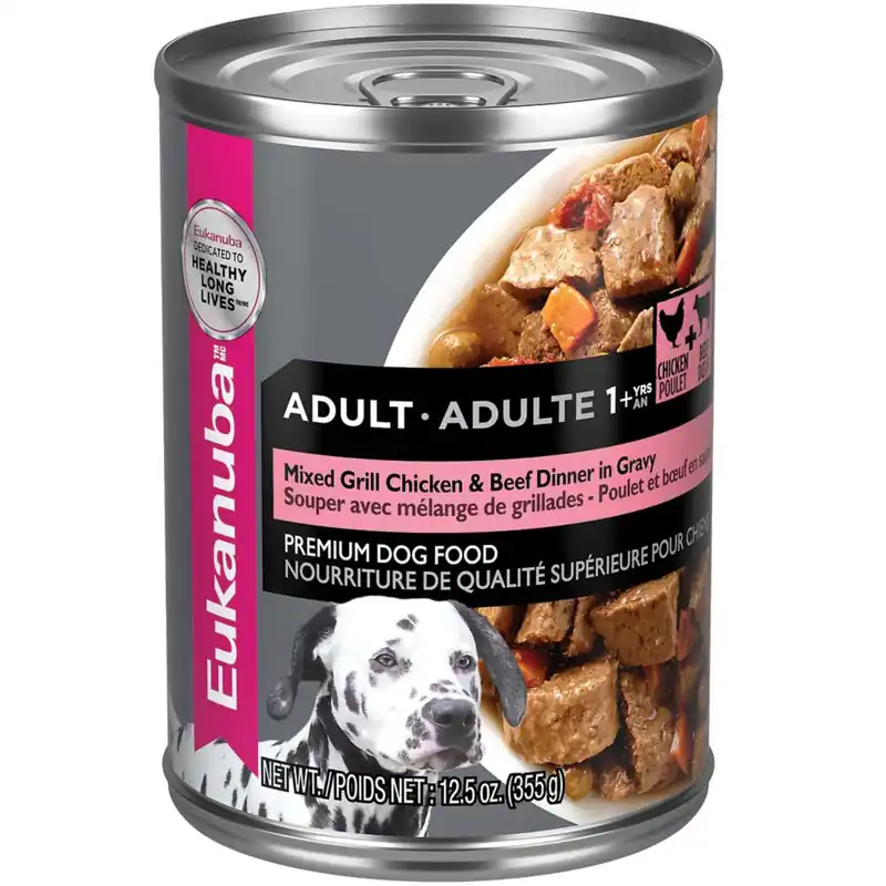 Eukanuba Adult Mixed Grill Chicken and Beef Dinner in Gravy 13.2oz