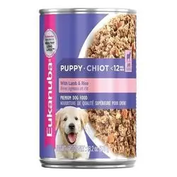 Eukanuba 10154715 Puppy Food, Wet, Lamb, Rice Flavor, 13.2 oz Package, Can