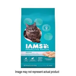 IAMS PROACTIVE HEALTH 71245 Adult Cat Food, Dry, Chicken, Turkey Flavor, 7 lb Package