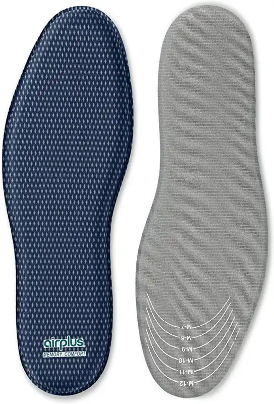 airplus 20320 Memory Comfort Insole, Men‘s, 7 to 13, Foam